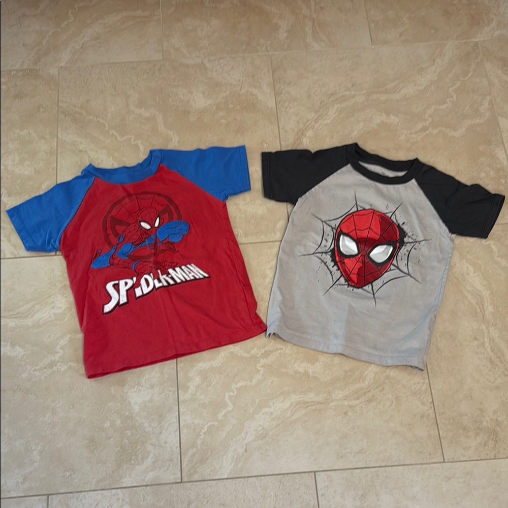 Spider-Man Graphic T-Shirts Set of 2 Size 6T